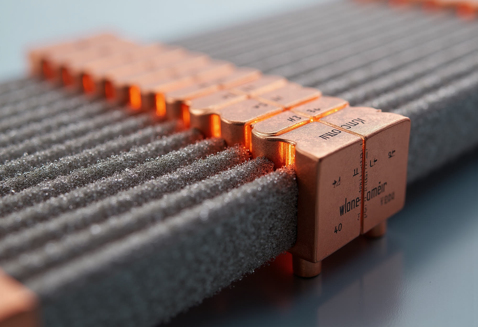 Tankless heat exchanger core